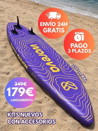 Tabla Padel Surf 335cm + accesorios NUEVA+GARANTIA
