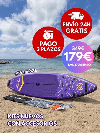 Tabla Padel Surf 335cm + accesorios NUEVA+GARANTIA