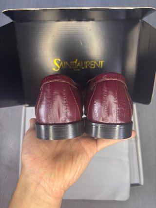 Mocasines YSL Burdeos Talla 43