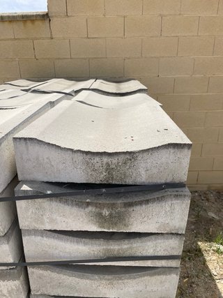 Canaletas de hormigón para desagüe