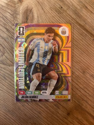 Carta Fútbol Julián Álvarez Panini Limited Edition
