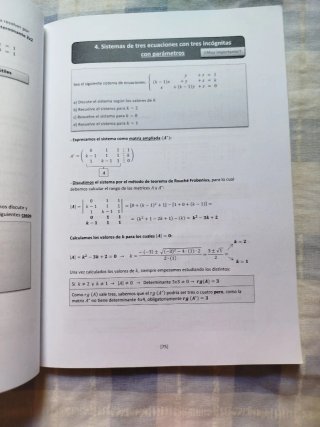 Libro de Matemáticas de 2 bachillerato