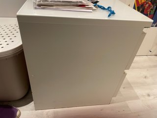 Cómoda MALM 2 cajones blanca 40x55 cm