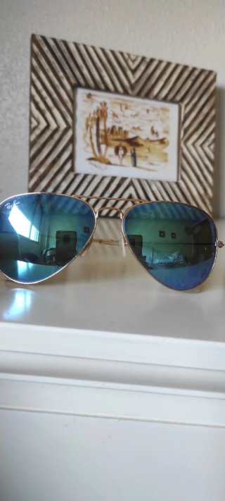 Gafas Ray-Ban Aviator Azules Espejo RB3025