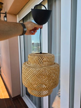 Lámpara Techo IKEA SINNERLIG Bambú