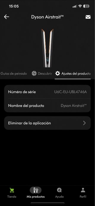 Piastra per capelli Dyson Airstrait Blu/Arancione