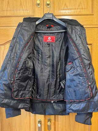 Chaqueta Moto Armure Negra. Talla M.