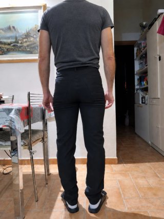 Pantaloni Sisley Uomo Neri