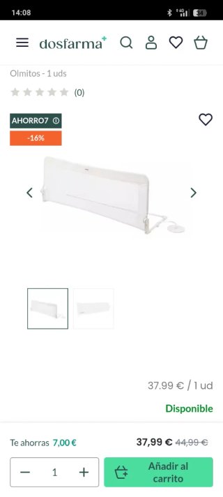 Barrera de cama Olmitos