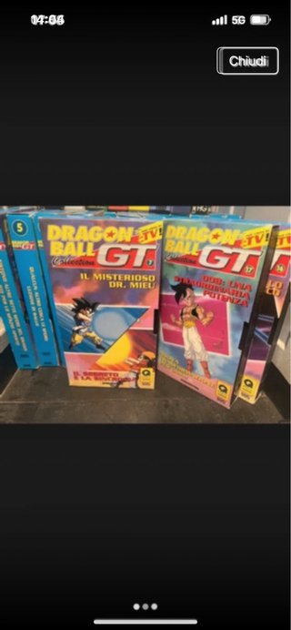 Lotto VHS Dragon Ball GT Collection