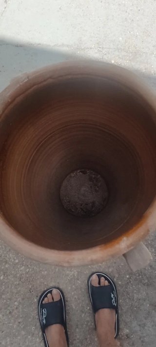 Tinajas antiguas de cerámica