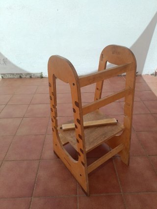 Torre de aprendizaje madera ajustable