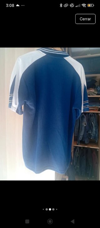 Polo Nike Azul y Blanco