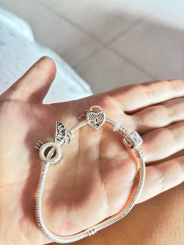 Pulsera de Plata con Charms