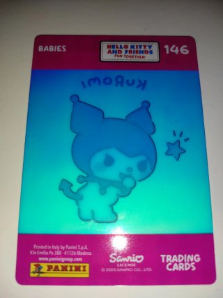 AGOTADA Crystal Shine Card 146 Hello Kitty Panini