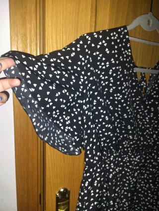 Mono corto chica XL estampado corazón