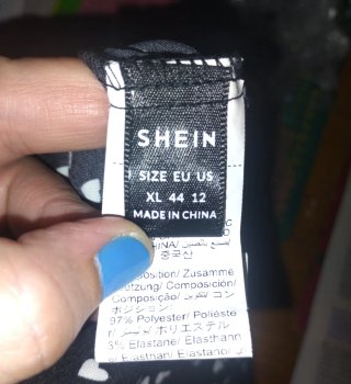 Mono corto chica XL estampado corazón