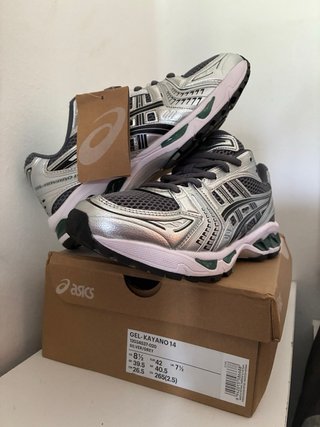 Asics Gel-Kayano 14 Nuevas Plata/Verde