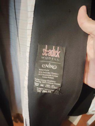 Gabardina Negra Larga