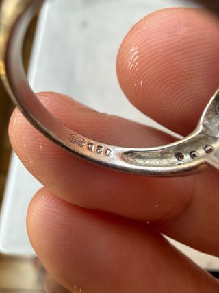 Anello Cuore Argento 925 Pietre Multicolor