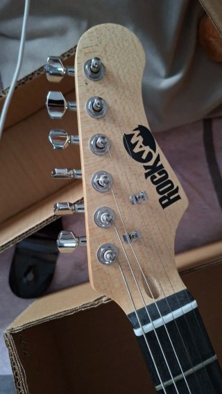 Guitarra Eléctrica RockJam Negra