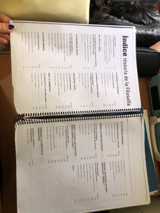 Historia de la filosofía, 2 Bachillerato