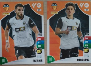 Cartas Adrenalyn Valencia CF 24-25