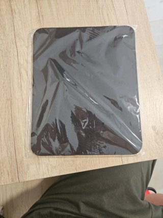 Alfombrilla para ratón del ordenador negra