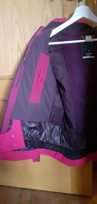 Cazadora invierno Wedze rosa