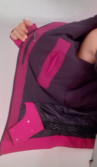 Cazadora invierno Wedze rosa