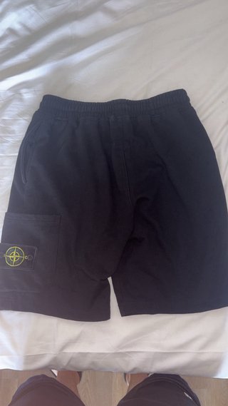 Pantalón Corto Stone Island Negro Talla S