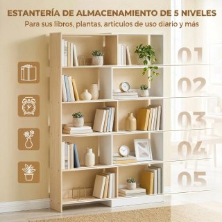 Estantería giratoria 350° 5 niveles