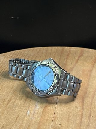 Reloj Lorus Tri-Lum Plata y Blanco