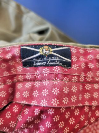 Pantaloni Uomo Johnny Lambs Beige Made in Italy