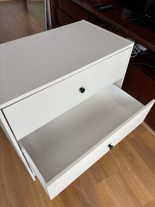 Cómoda IKEA 3 cajones blanca