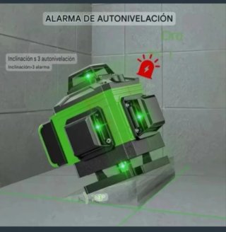 Nivel Láser 4D 16 Líneas Trípode Maletín