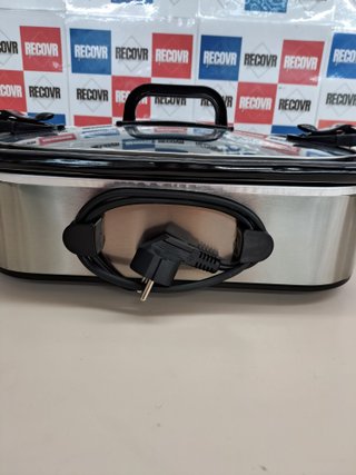 Olla cocción lenta 3,3 L acero inoxidable – Elite Gourmet