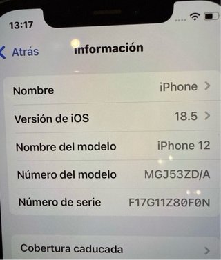 iPhone 12 Negro 64GB