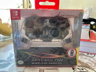 Mando PRO Nintendo Switch Transparente