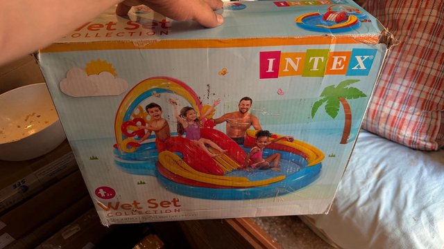 Piscina Hinchable Intex Infantil con Tobogán