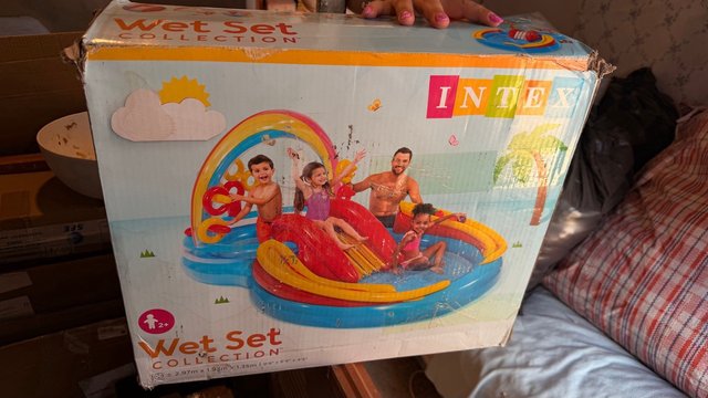 Piscina Hinchable Intex Infantil con Tobogán