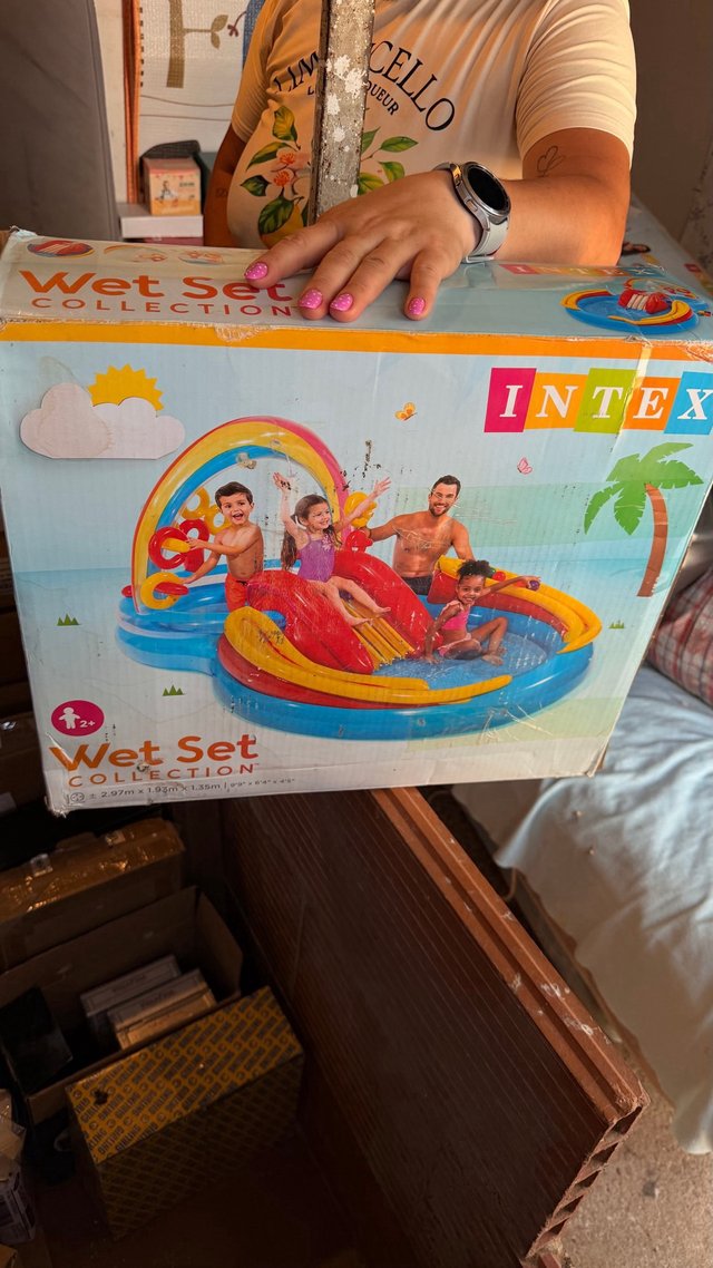 Piscina Hinchable Intex Infantil con Tobogán
