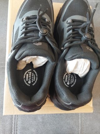 Sapatilhas FitVille Caminhada Preto/Cinza 42.5