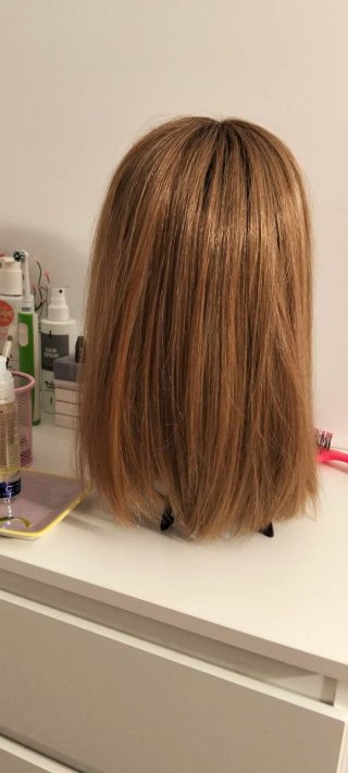 Peluca Ellen Wille Modelo Drive caramelo.