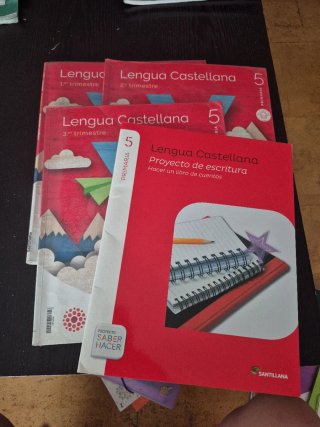 Lengua Santillana, 5°. CONSTRUYENDO MUNDOS