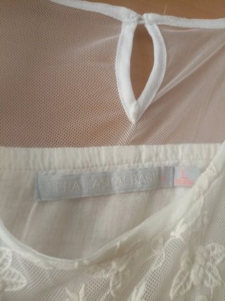 Blusa Sfera Talla L Encaje Transparente