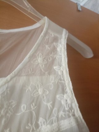 Blusa Sfera Talla L Encaje Transparente