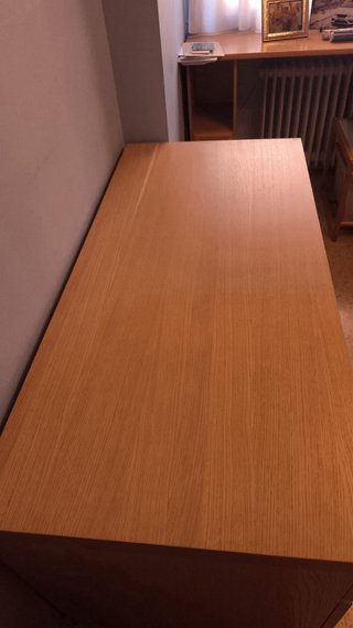 Escritorio IKEA madera con cajonera
