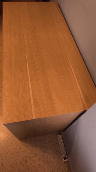 Escritorio IKEA madera con cajonera