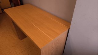 Escritorio IKEA madera con cajonera
